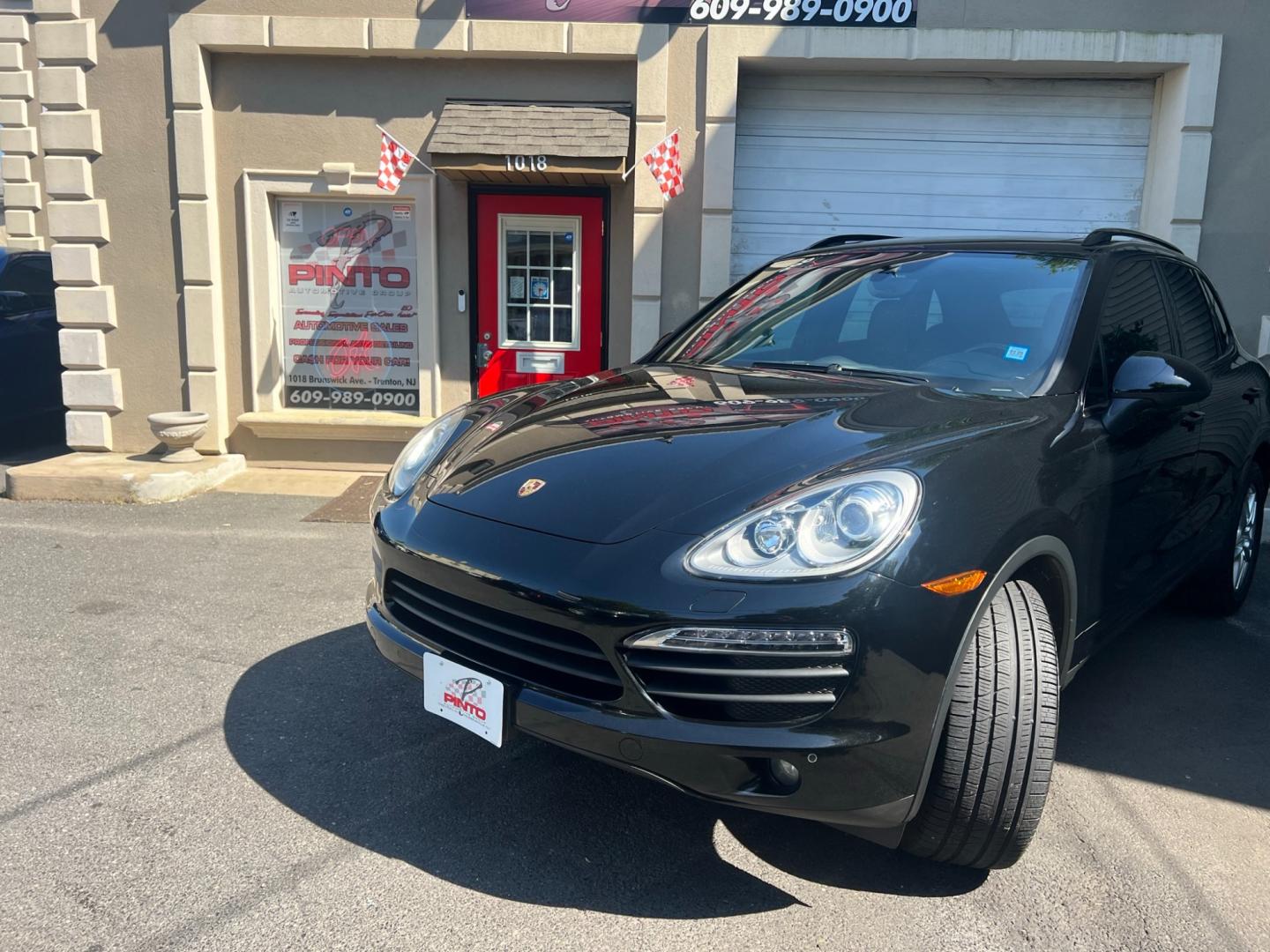 2014 BLACK /Black Leather Porsche Cayenne s (WP1AB2A20EL) with an 4.8L V8 DOHC 32V engine, 8 Speed Automatic transmission, located at 1018 Brunswick Ave, Trenton, NJ, 08638, (609) 989-0900, 40.240086, -74.748085 - This Porsche Cayenne is a super clean,well maintained black beauty! Always serviced and needs nothing. Please call Anthony to set up an appt. 609-273-5100 - Photo#14